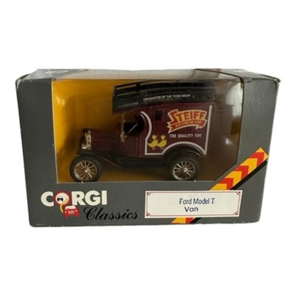 Corgi Classics Ford Model T Van Steiff Edition C865/11 NIB Rare Collectible